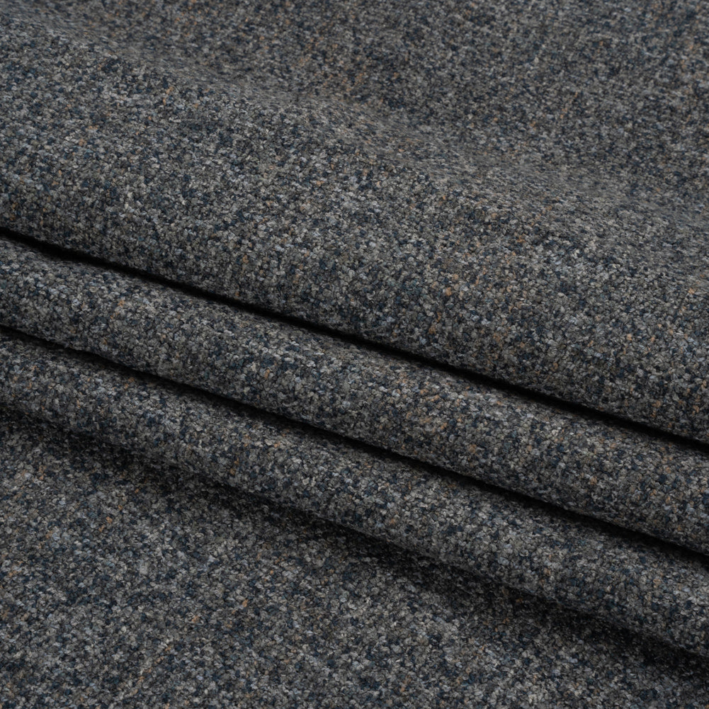 Crypton Lavastone Tweedy Stain Resistant Upholstery Boucle Folded