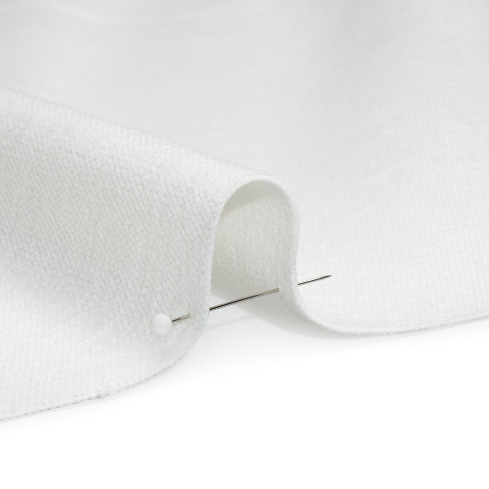 Crypton Snow Stain Resistant Performance Upholstery Chenille Woven Detail