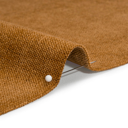 Crypton Copper Stain Resistant Performance Upholstery Chenille Woven Detail
