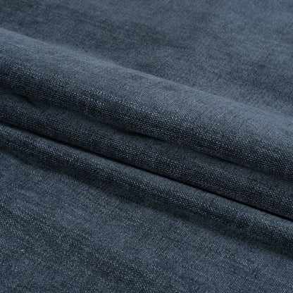 Crypton Indigo Stain Resistant Performance Upholstery Chenille Woven Folded