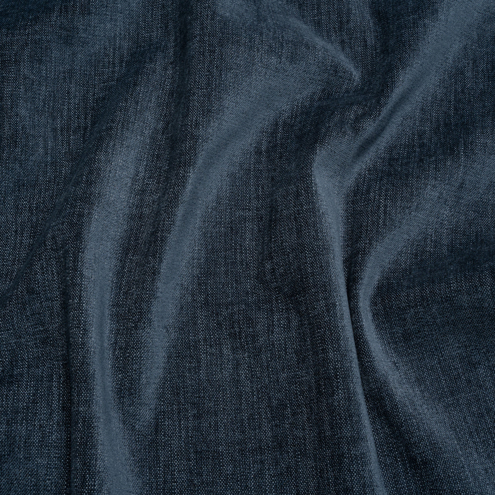 Crypton Indigo Stain Resistant Performance Upholstery Chenille Woven