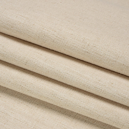 Crypton Eggshell Stain Resistant Polyester and Linen Chenille Upholstery Woven Folded