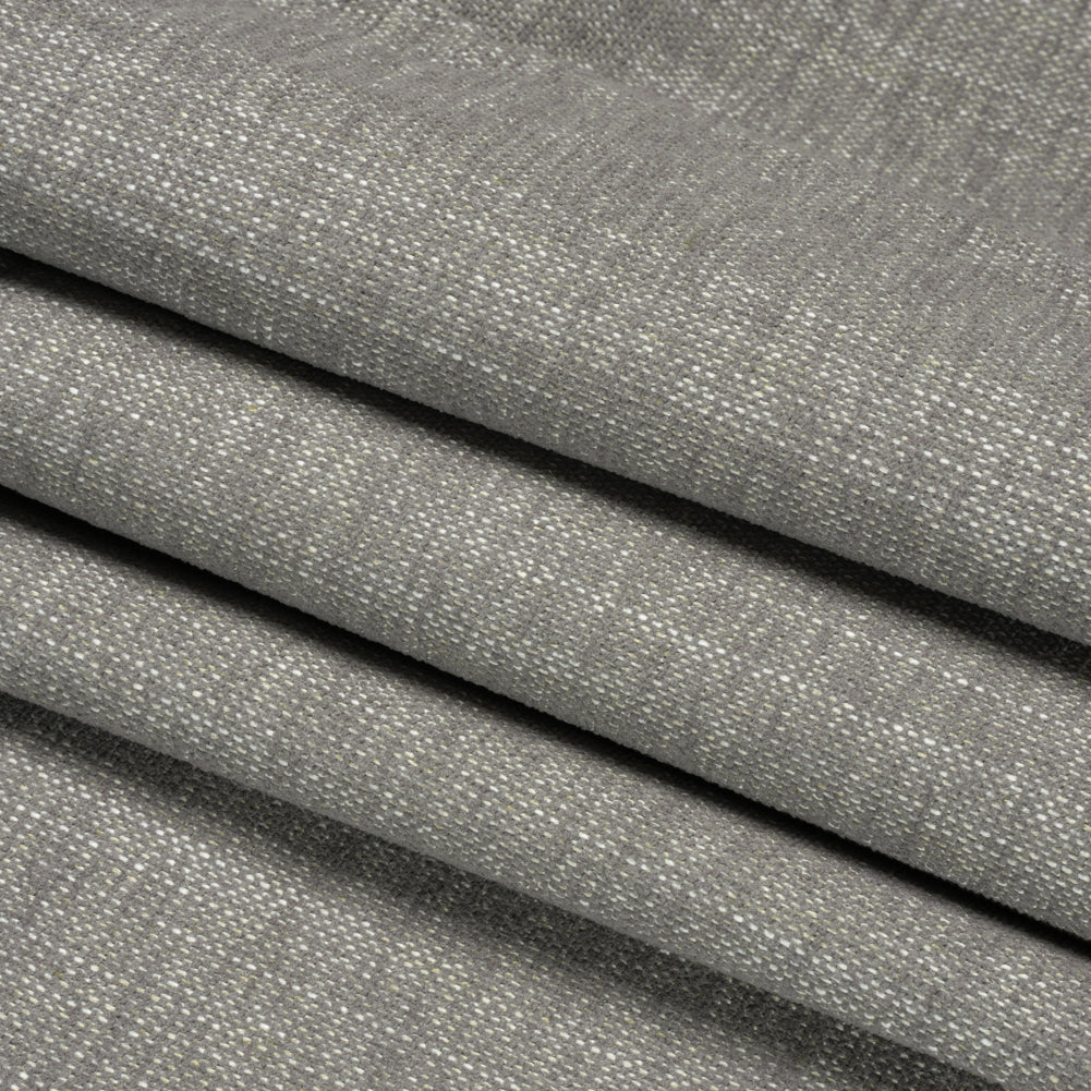 Crypton Stone Stain Resistant Polyester and Linen Chenille Upholstery Woven Folded