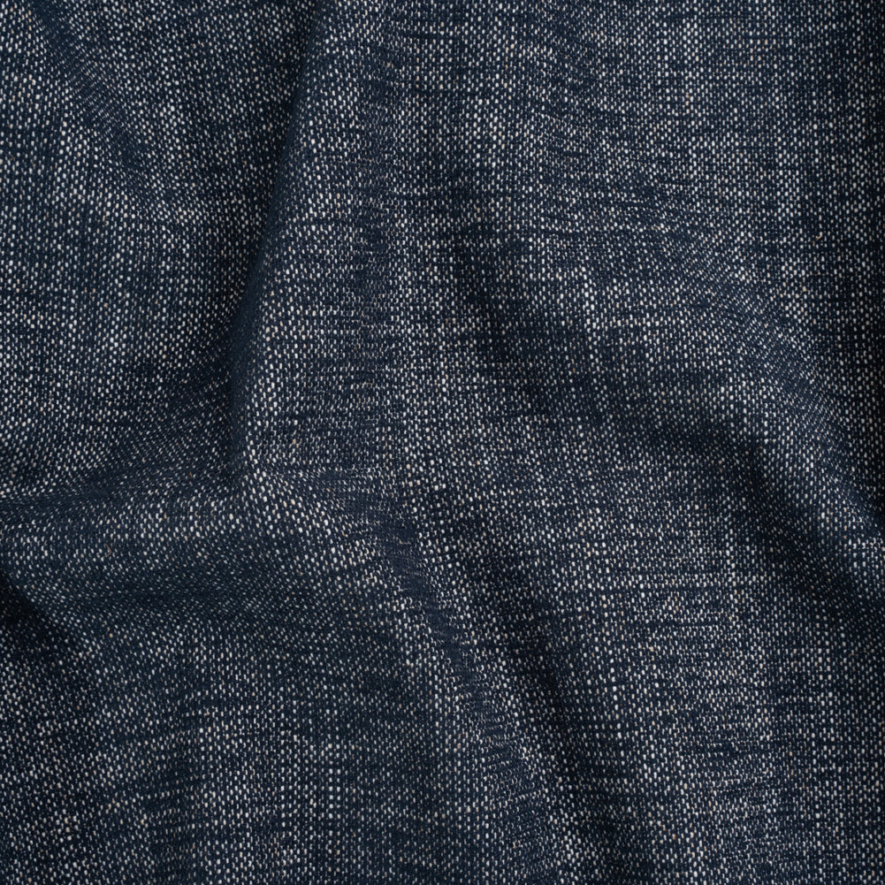 Crypton Indigo Stain Resistant Polyester and Linen Chenille Upholstery