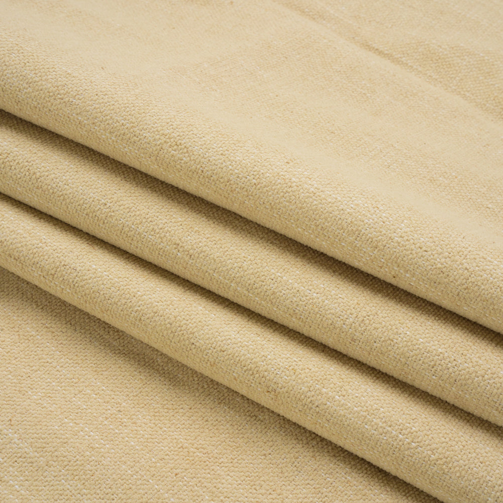 Crypton Sand Stain Resistant Polyester and Linen Chenille Upholstery Woven Folded