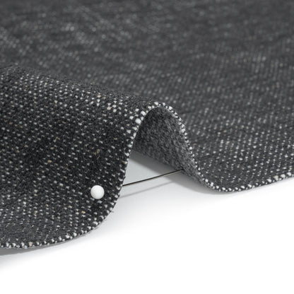Crypton Charcoal Stain Resistant Polyester and Linen Chenille Upholstery Woven Detail