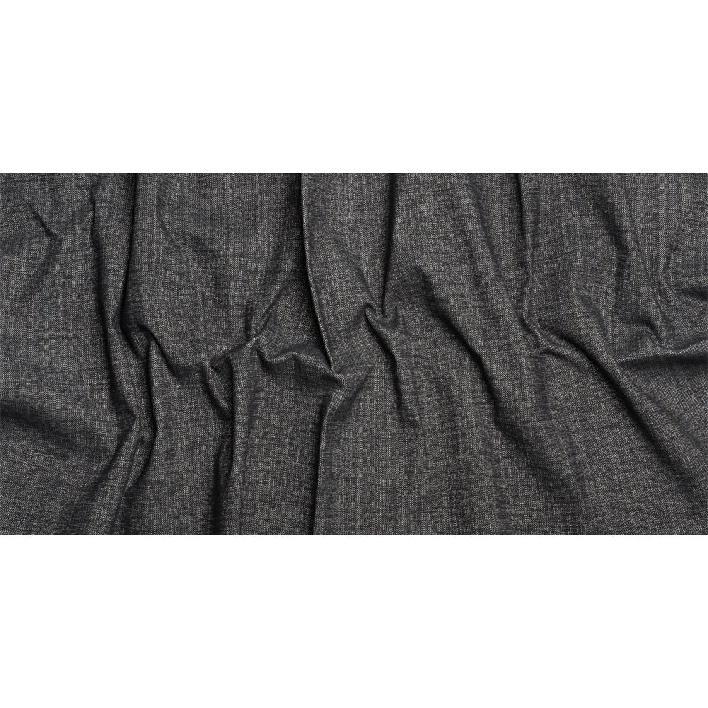 Crypton Charcoal Stain Resistant Polyester and Linen Chenille Upholstery Woven Full