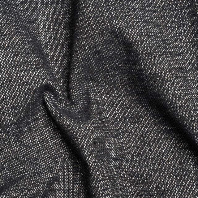 Crypton Charcoal Stain Resistant Polyester and Linen Chenille Upholstery Woven