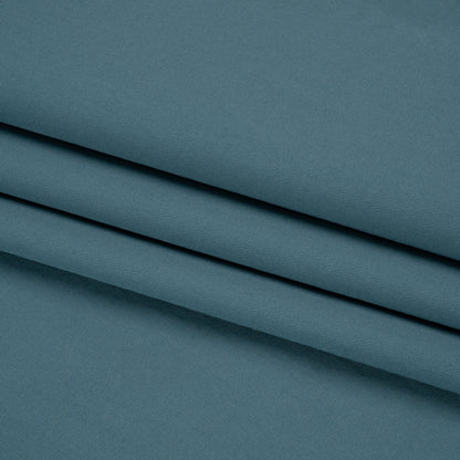 Dusty Blue Stretch Cotton Twill Folded