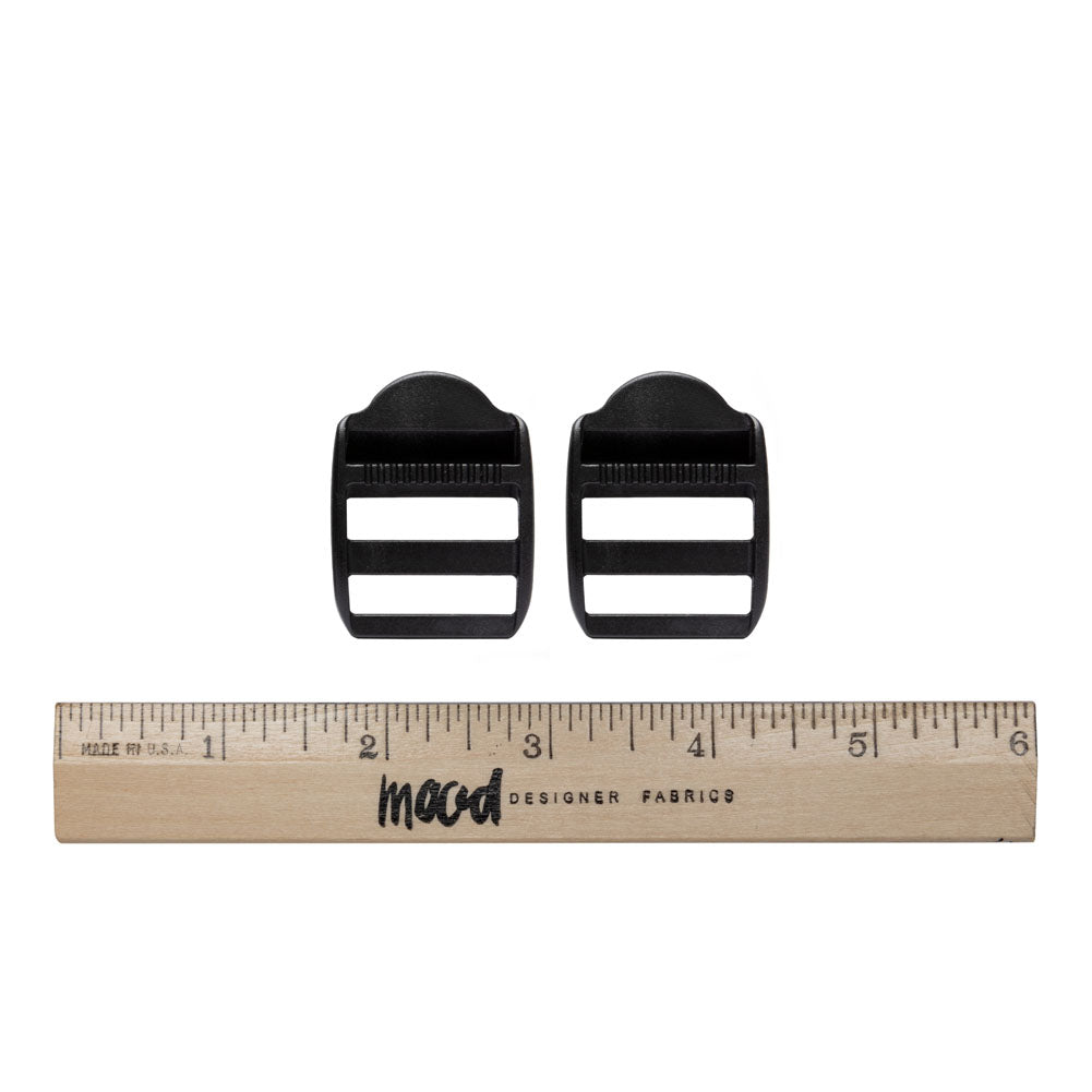 Dritz Black Strap Adjusters for 1" Strap - 2 ct Full