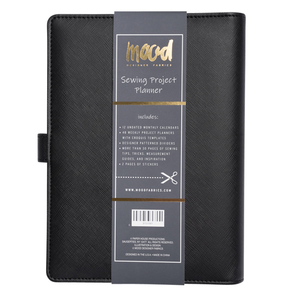 Designer Sewing Planner 2nd Edition by Mood - Undated A5, 5.875" x 8.25"