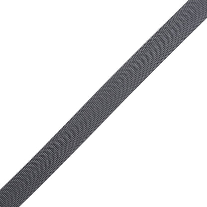 Gray Polyester Knit Tape - 12mm Folded