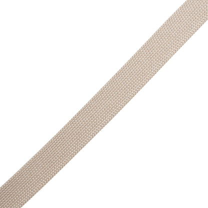 Beige Polyester Knit Tape - 9mm Folded