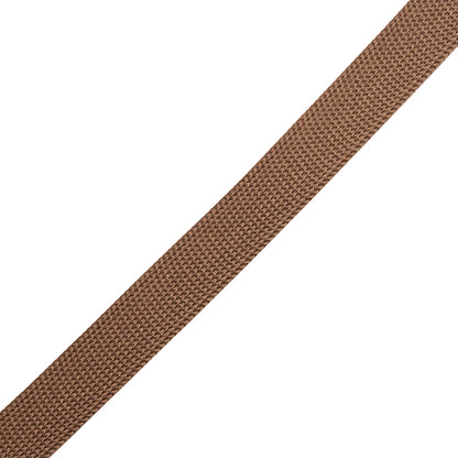 Brown Polyester Knit Tape - 9mm Folded