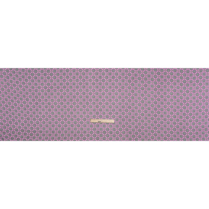 Rayon Batiste - Lavender and Gray Floral Charms Drape