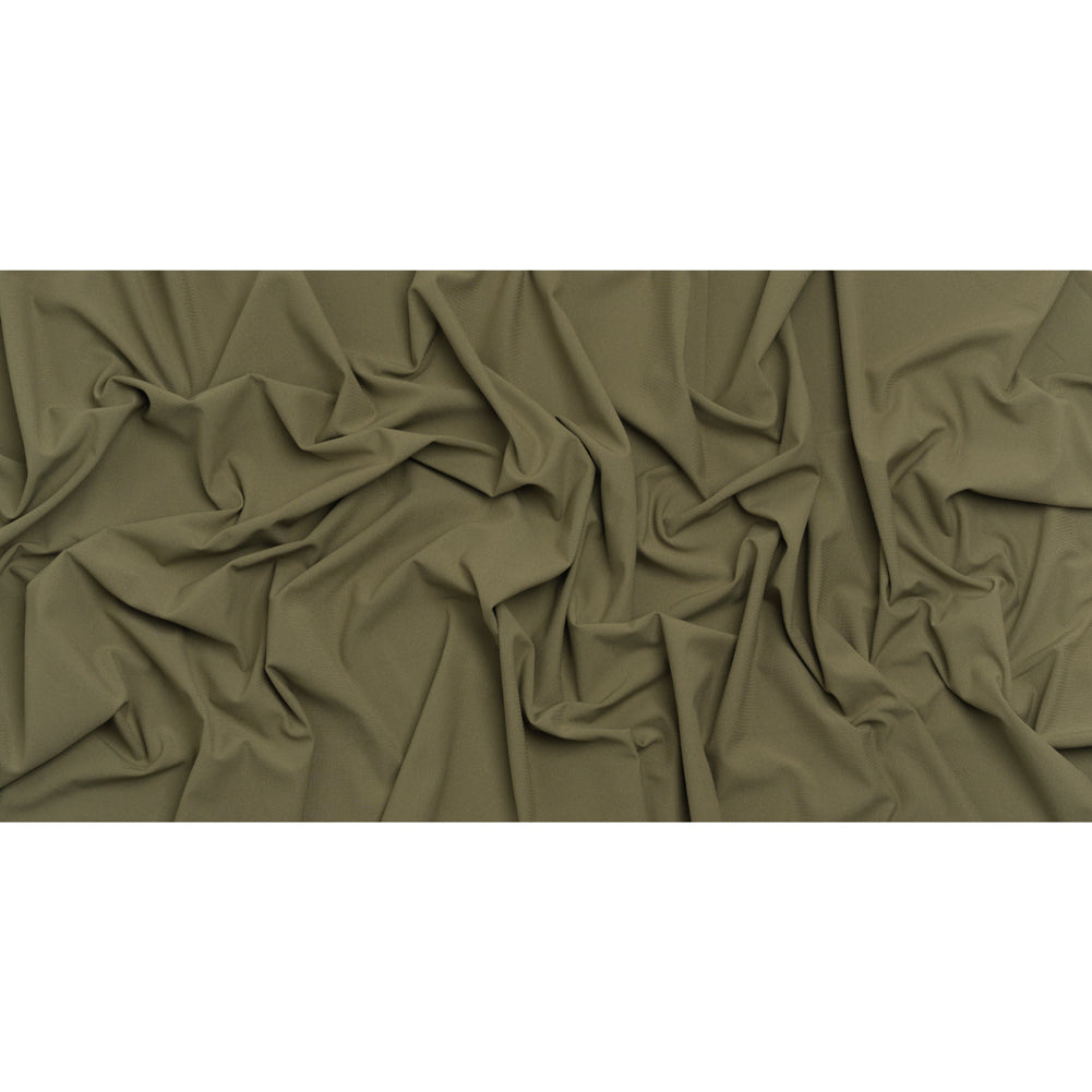 Polyester Interlock Knit - Light Olive Green Full