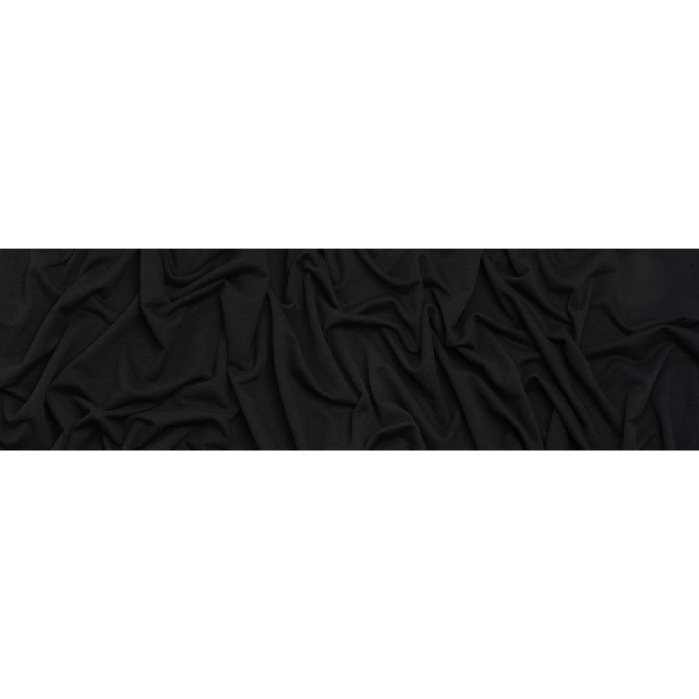 Cotton and Polyester French Terry - Black Full