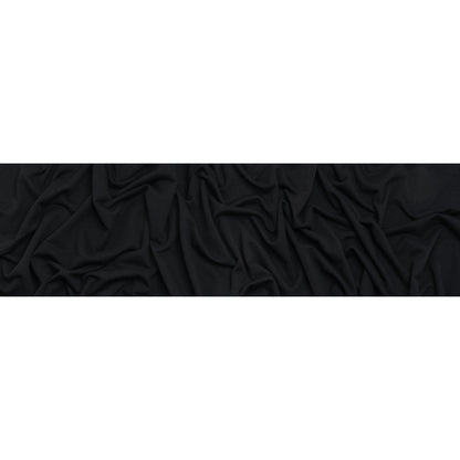 Cotton and Polyester French Terry - Black Full