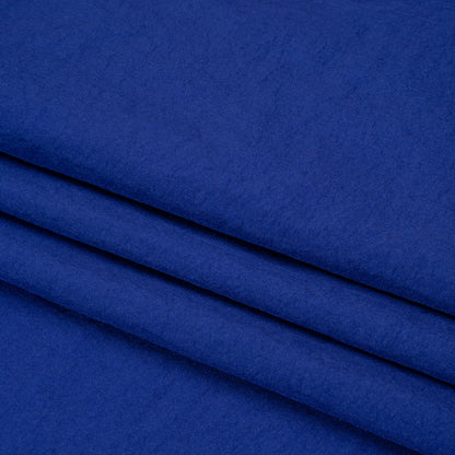 Crinkled Nylon Taffeta - Cobalt Blue Folded