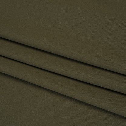 Polyester Interlock Knit - Moss Green Folded