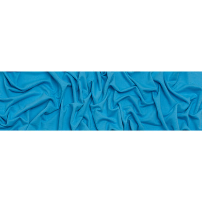 Cotton and Polyester French Terry - Turquoise Blue Full