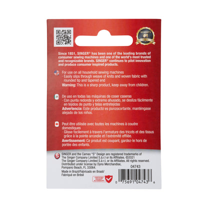 Singer Universal Regular Point Machine Needles - Size 70/9