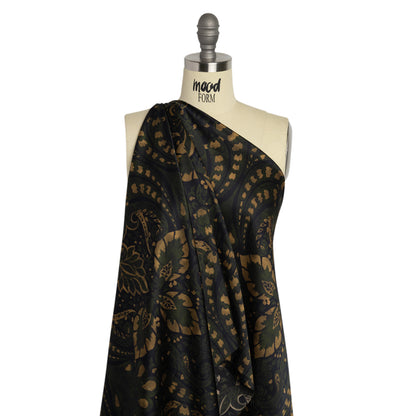 Mood Exclusive Daring Darkness Polyester Satin Faced Crepe Drape