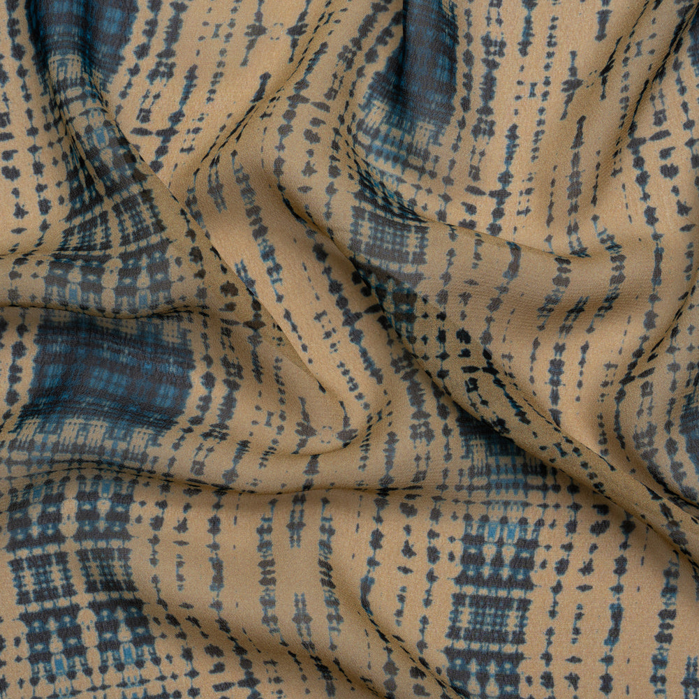 Mood Exclusive Blue Do or Dye Viscose Chiffon