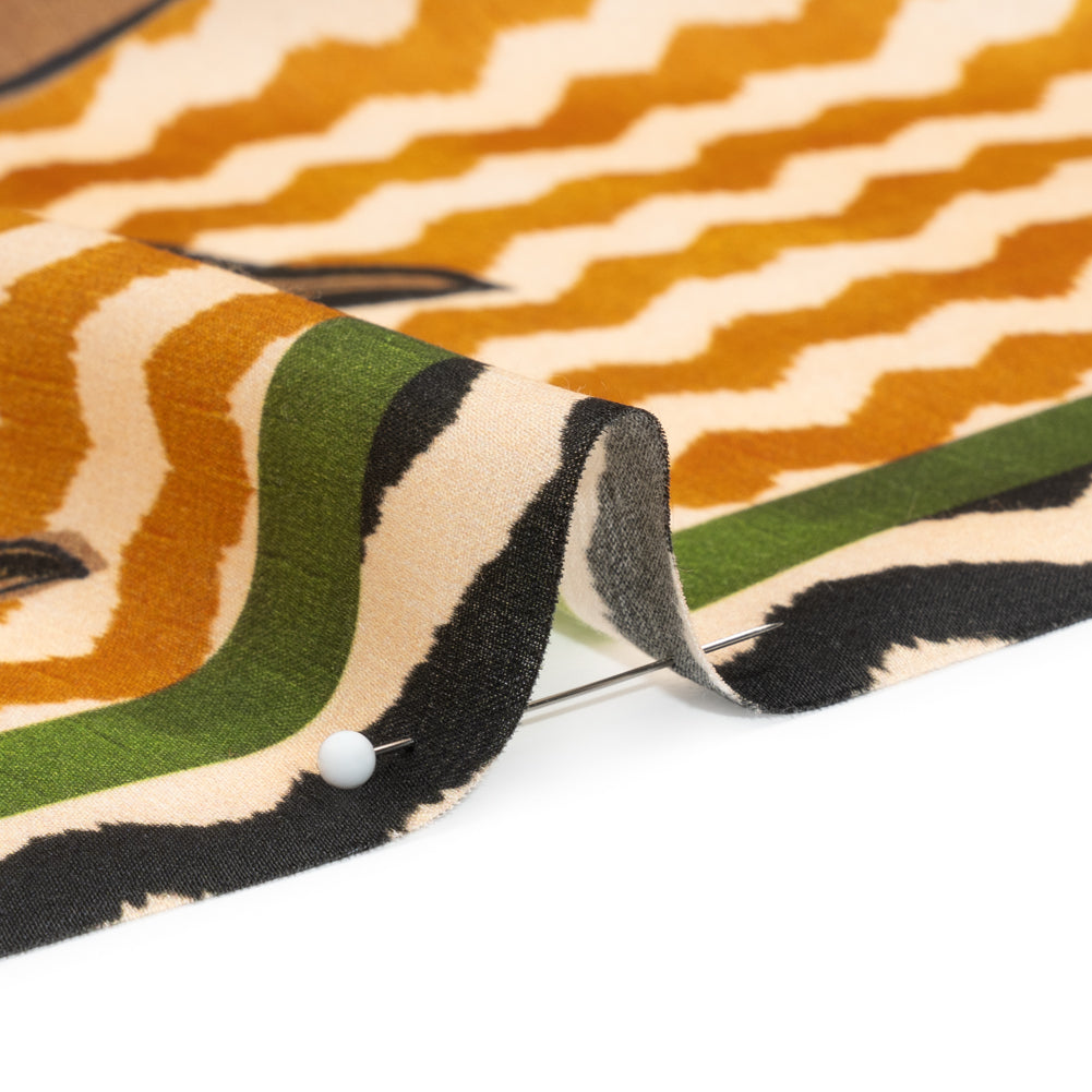 Mood Exclusive Solar Soulmate Striped Viscose Dobby Panel Folded