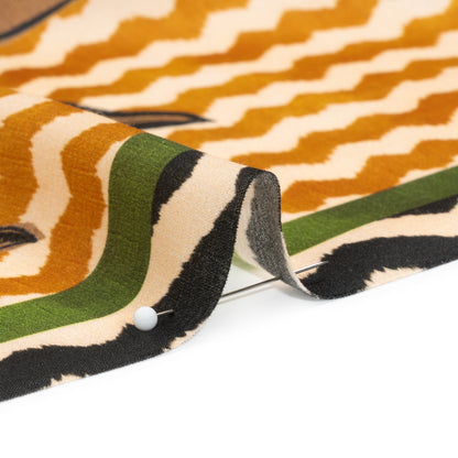 Mood Exclusive Solar Soulmate Striped Viscose Dobby Panel Folded