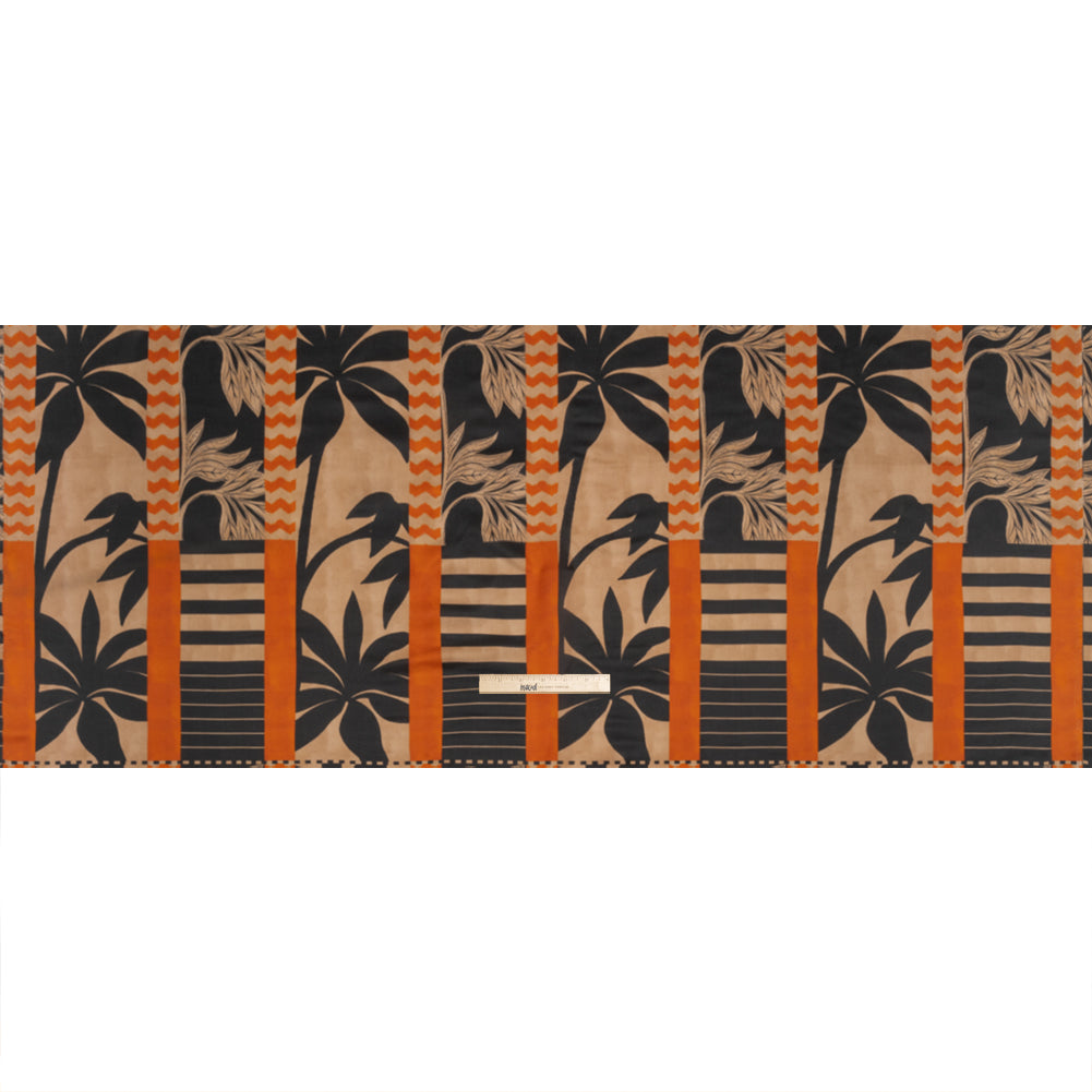 Mood Exclusive Through the Shutters Striped Viscose Dobby Panel Drape