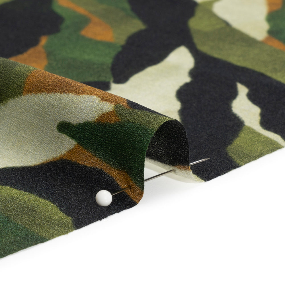 Mood Exclusive Green Drowsy in Daintree Lightweight Polyester Crepe Detail