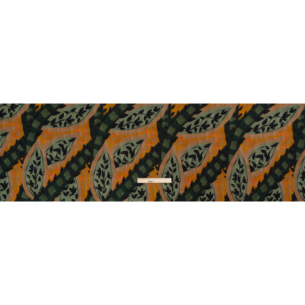 Mood Exclusive Mustard Vine Time Lightweight Recycled Polyester Crepe Full