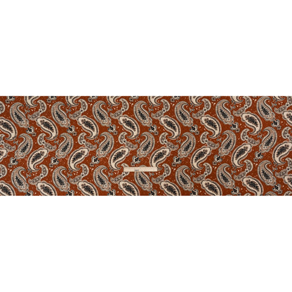 Mood Exclusive Brick Here's to Paisley Lightweight Recycled Polyester Crepe Full