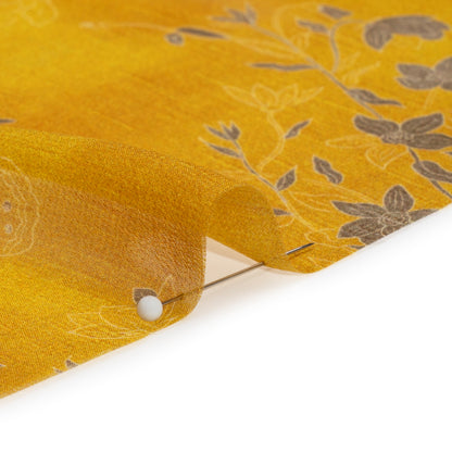 Mood Exclusive Goldenrod Quietly Cascades Viscose Chiffon Folded
