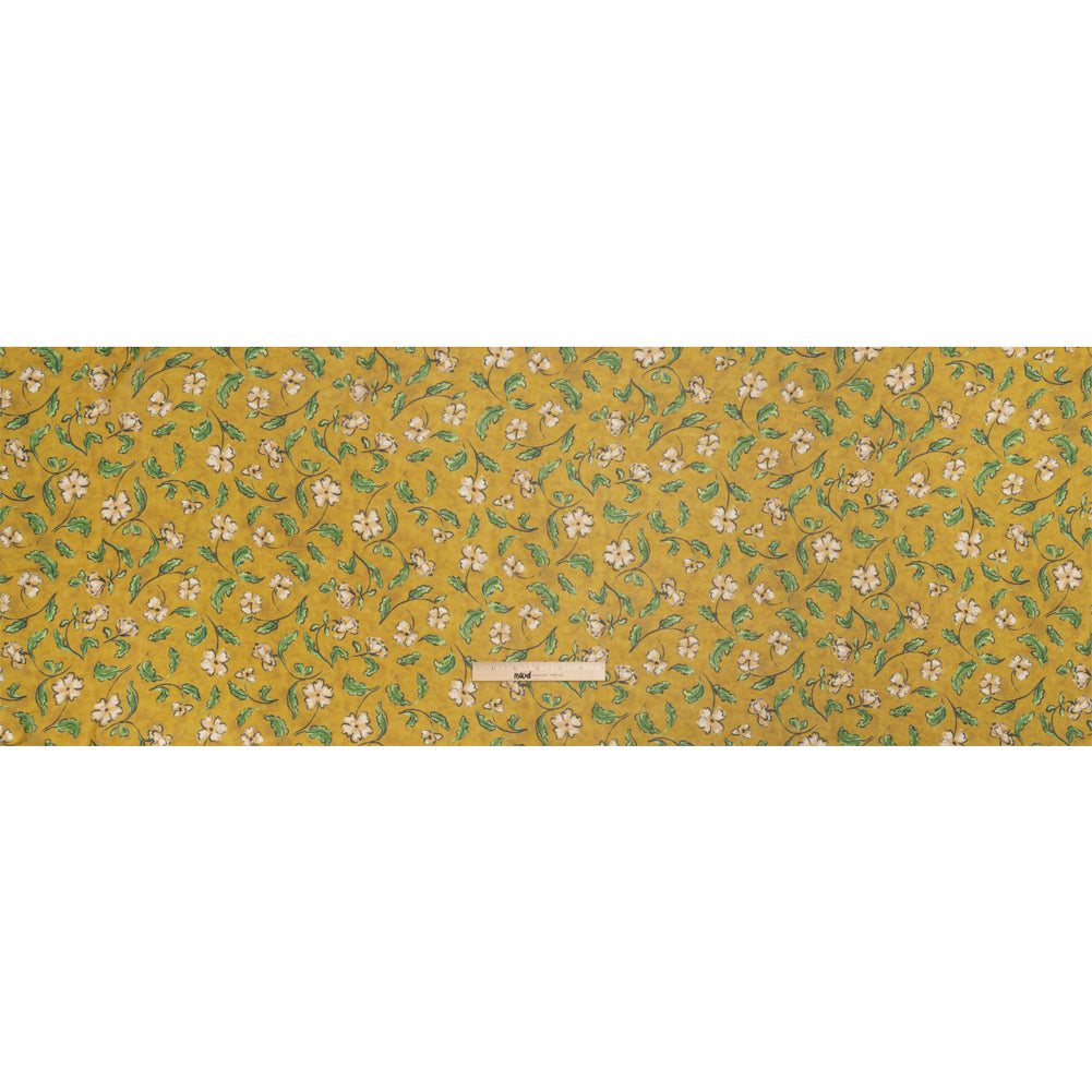 Mood Exclusive Yellow Beautiful Fool Viscose Chiffon Drape