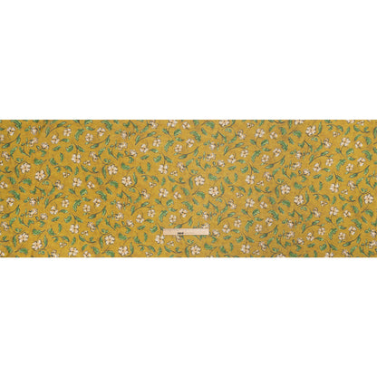 Mood Exclusive Yellow Beautiful Fool Viscose Chiffon Drape