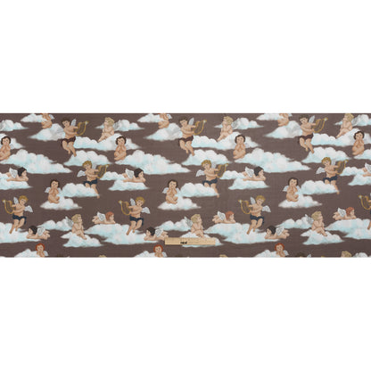 Mood Exclusive Taupe Drowsy Dreamers Viscose Chiffon Drape