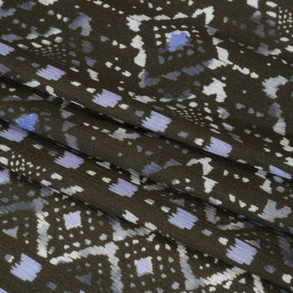 Mood Exclusive Black Sumatra Summit Crinkled Gauzy Viscose Crepe Full