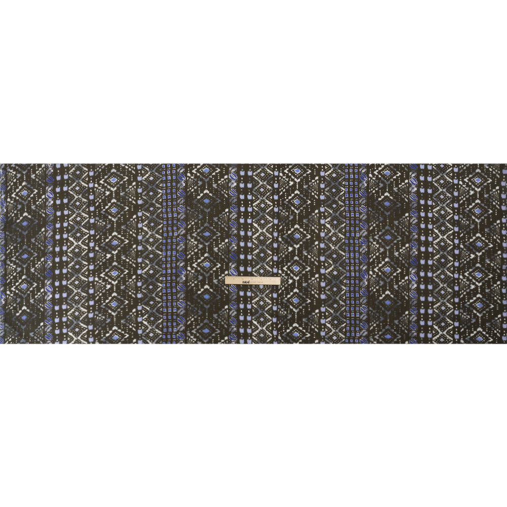 Mood Exclusive Black Sumatra Summit Crinkled Gauzy Viscose Crepe Drape