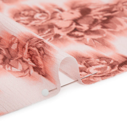 Mood Exclusive Rose Fragrant Feelings Crinkled Gauzy Viscose Crepe Folded