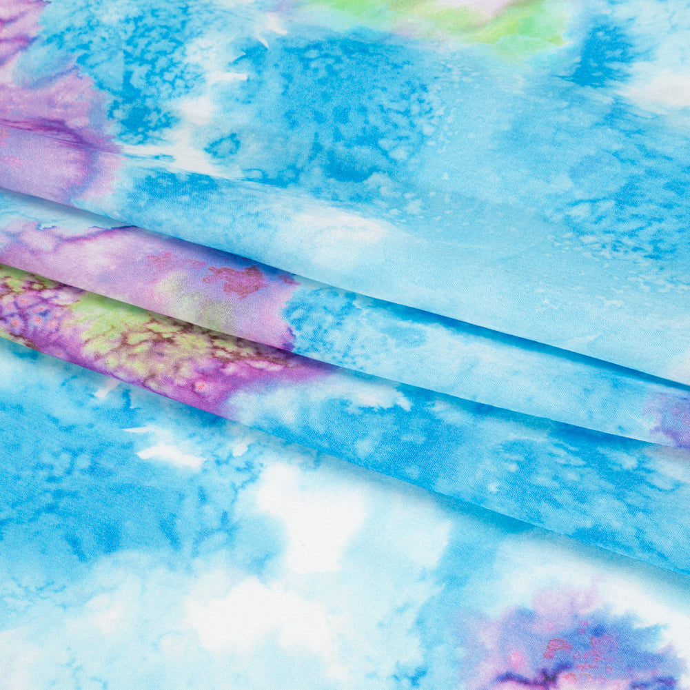 Mood Exclusive Blue Mindful Mapping Striped Viscose Dobby Full