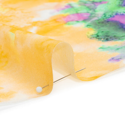 Mood Exclusive Yellow Mindful Mapping Striped Viscose Dobby Folded