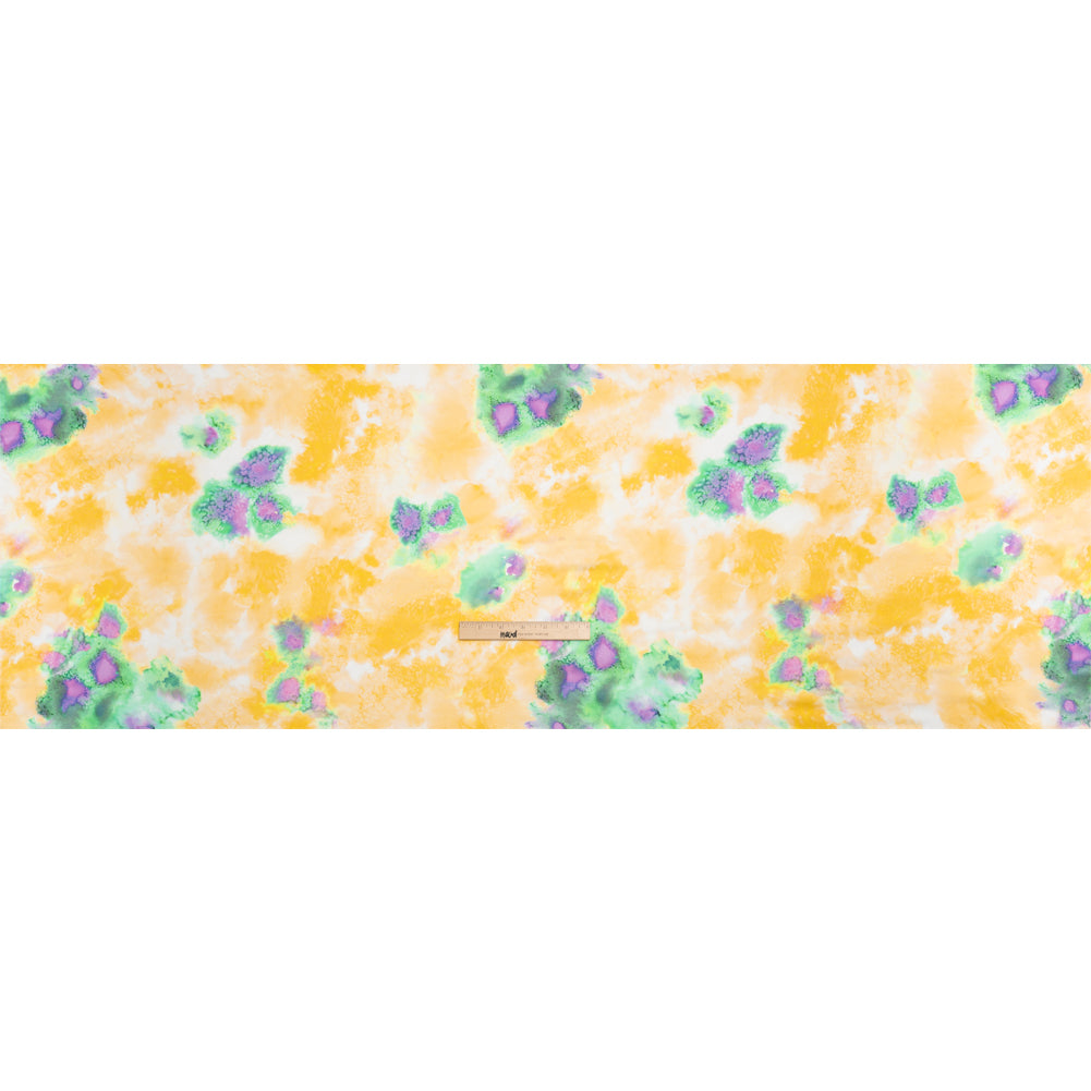 Mood Exclusive Yellow Mindful Mapping Striped Viscose Dobby Drape