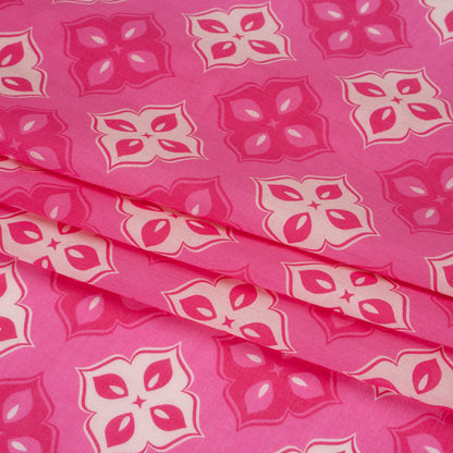 Mood Exclusive Pink Clover Lover Cotton Voile Folded