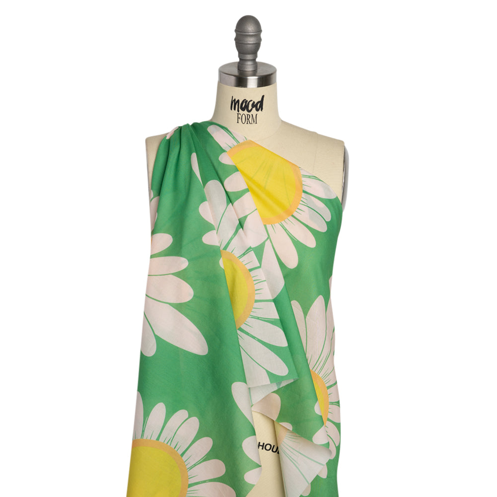Mood Exclusive Solar Daisy Cotton Voile Drape