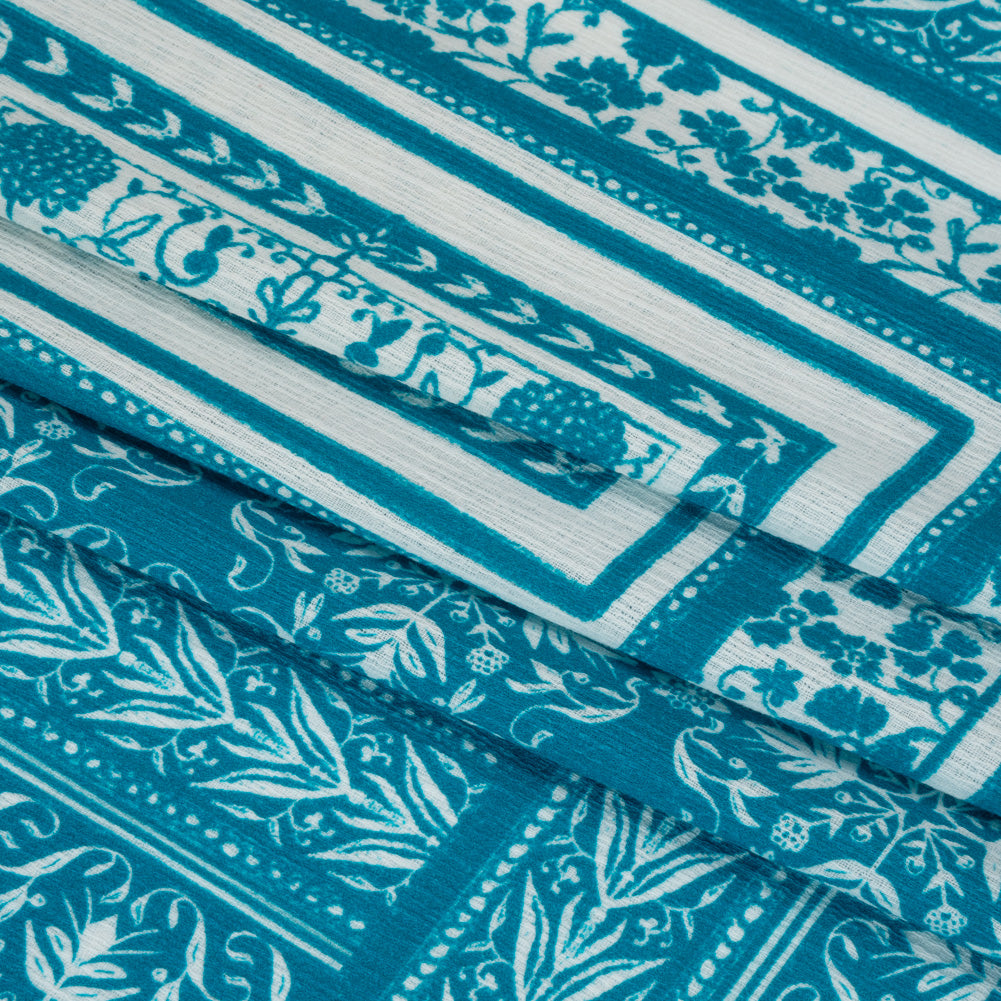 Mood Exclusive Wishing Well Slubbed Gauzy Cotton Woven Panel Folded