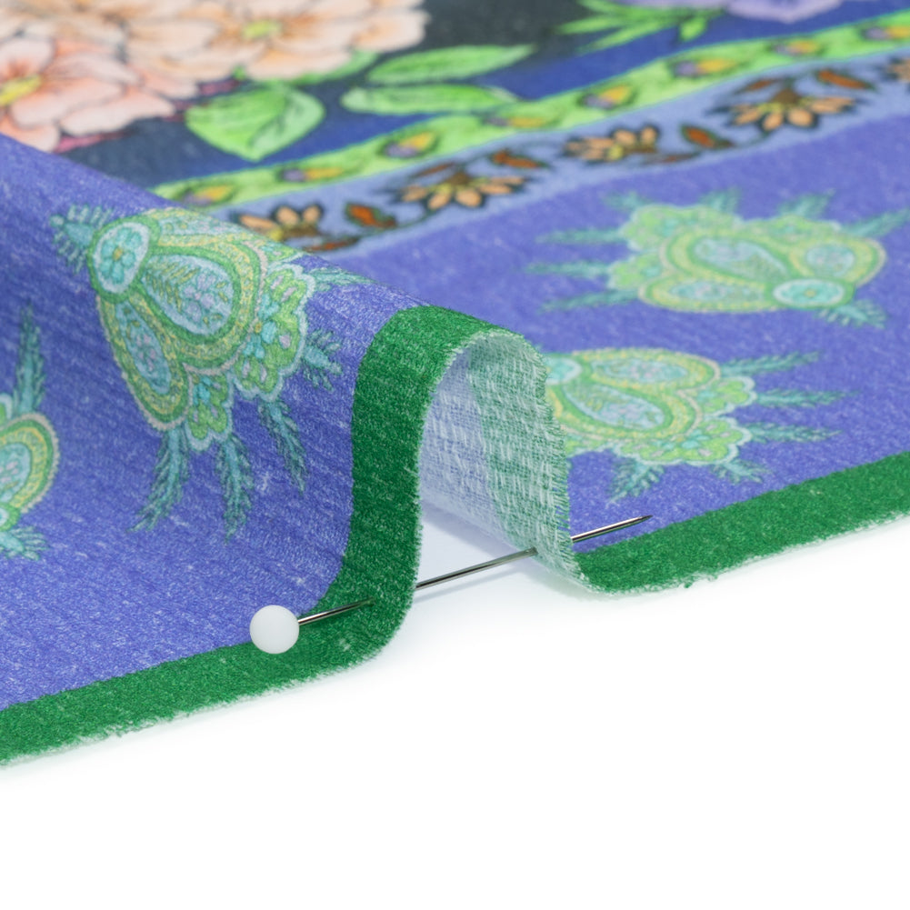 Mood Exclusive Feeling Floral Slubbed Gauzy Cotton Woven Panel Detail