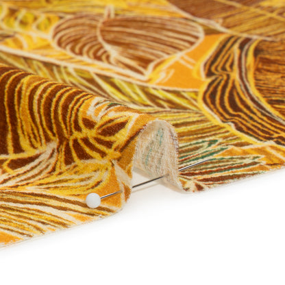 Mood Exclusive Goldenrod Tropic of Capricorn Slubbed Gauzy Cotton Woven Detail