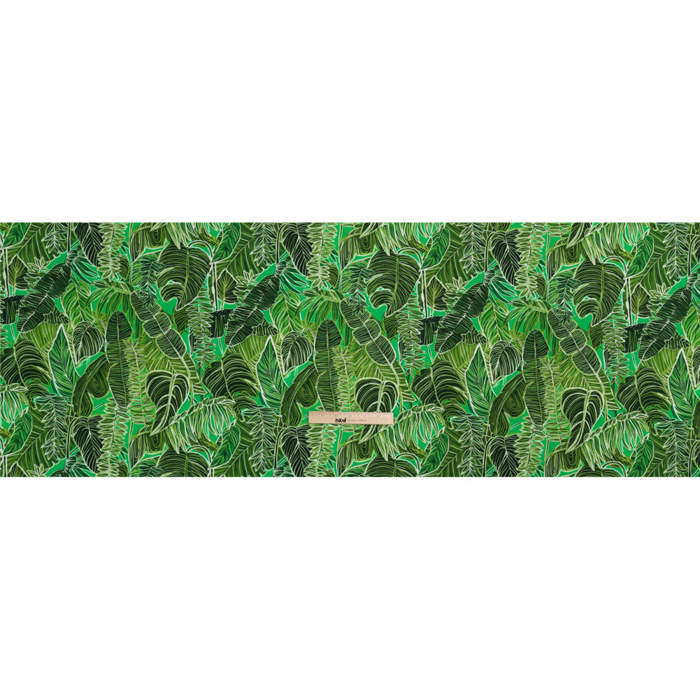 Mood Exclusive Green Tropic of Capricorn Slubbed Gauzy Cotton Woven Full